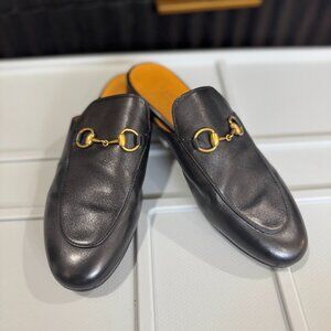 Gucci Princetown Leather Mule Black Size 36 Women